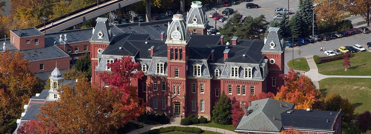 aerial view of Woodburn Hall